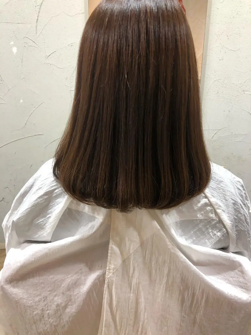 酸性ストレート＋シャンプーブローの写真