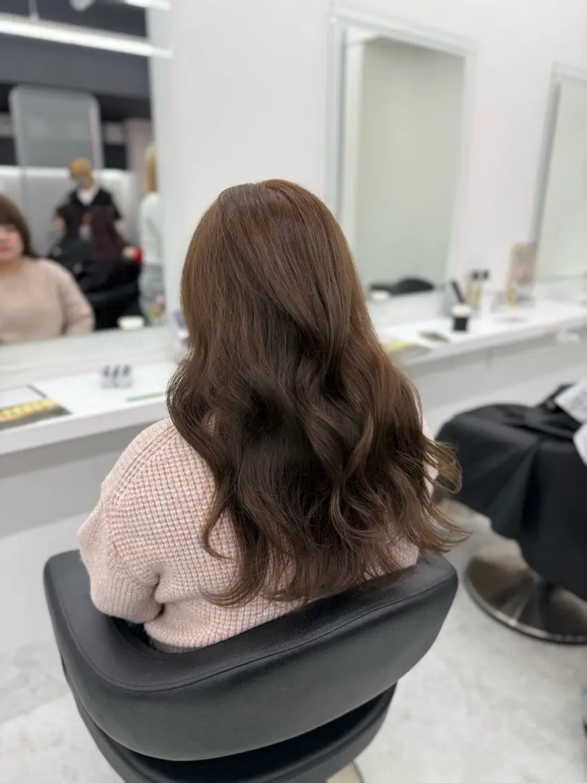 ロング カラー カット ヘアカラー 🥂上品ワンホンヘア 🥂nozomiのヘアスタイル