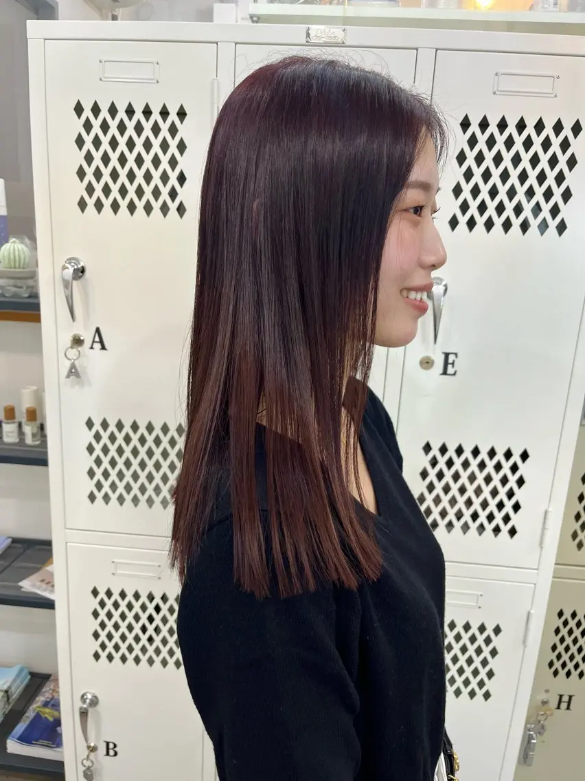 セミロング カラー カット ヘアカラー トリートメント 🌼sunc HINAMI🌼のヘアスタイル