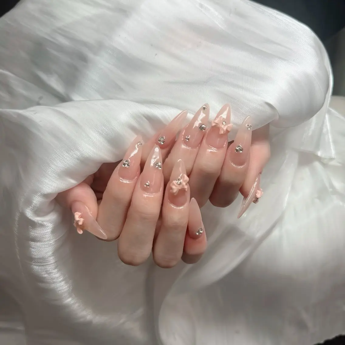 ネイル ジェルネイル 韓国ネイル マグネットネイル ネイルチップ 冬ネイル Lenie Nail Salonのネイルデザイン