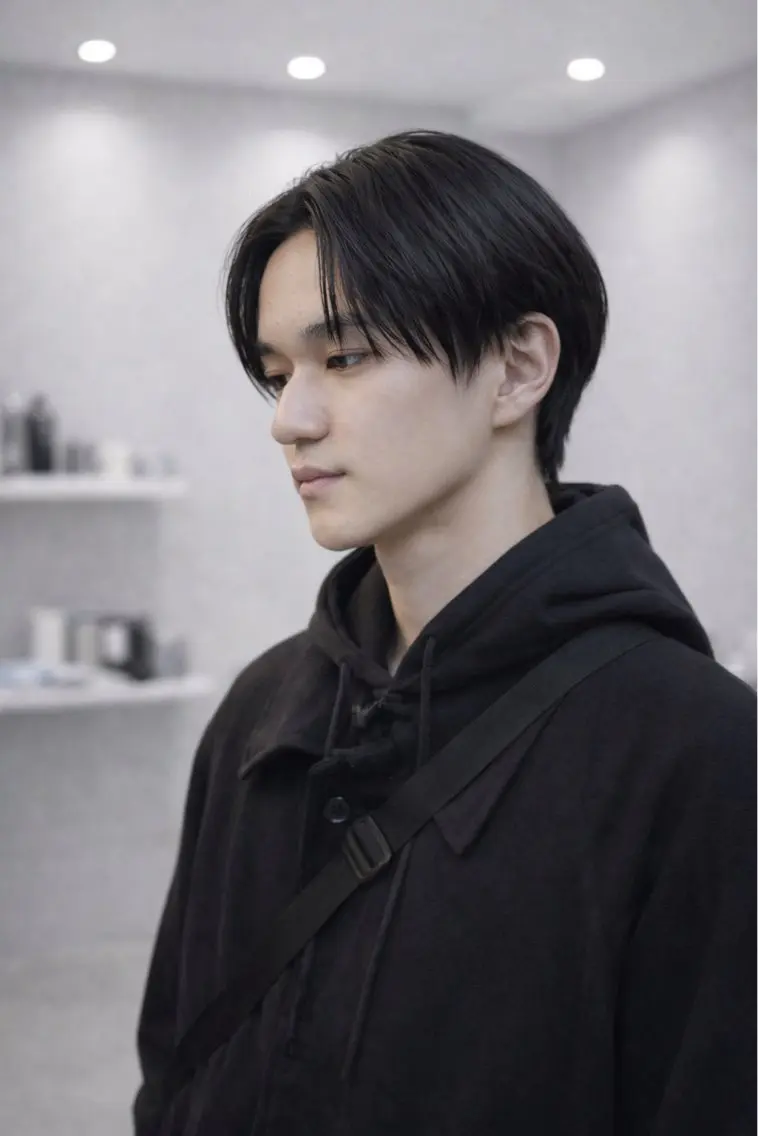 ショート 縮毛矯正 カット 縮毛矯正 メンズ縮毛矯正指名 No.1KAI🥰のヘアスタイル