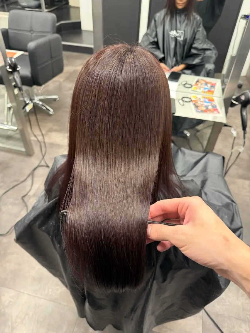 セミロング ヘアカラー SOUSI /GARTE代官山のヘアスタイル