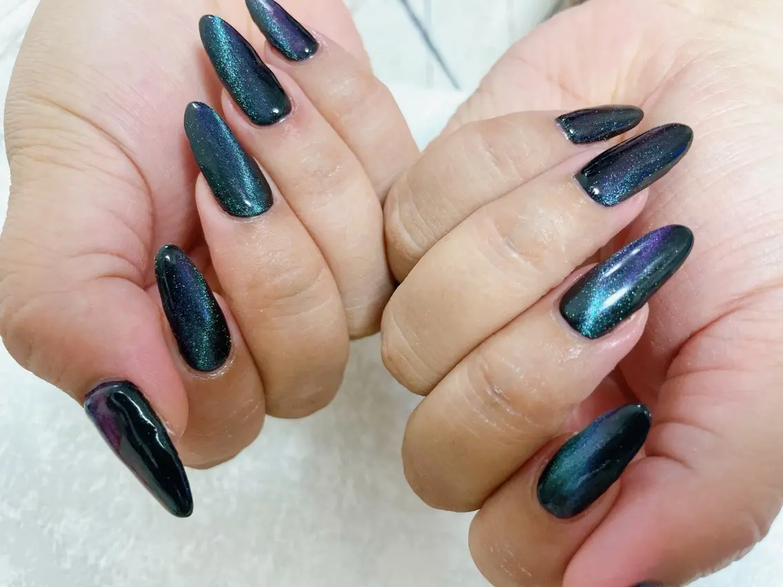 ネイル オーロラネイル フットネイル フレンチネイル ジェルネイル 韓国ネイル ハンドネイル mogunail &blowのネイルデザイン