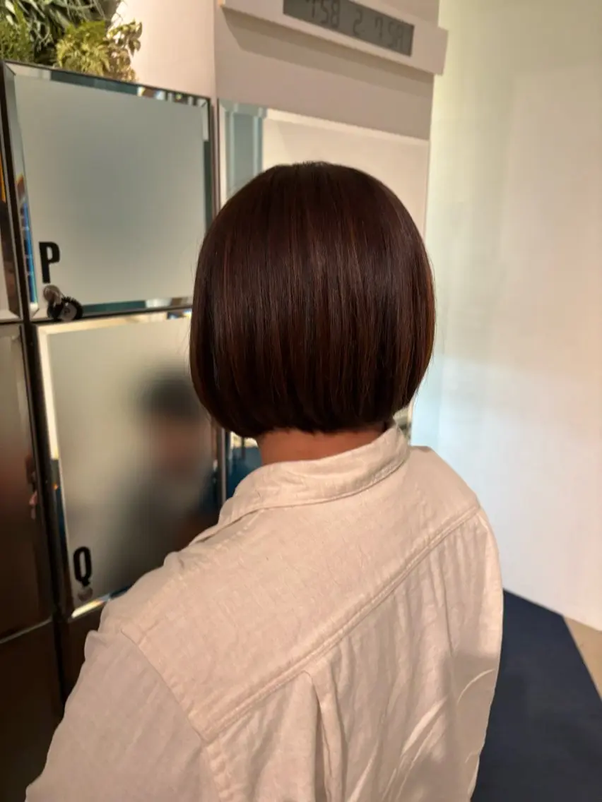 ミディアム カット ワタナベ イオリ🧼のヘアスタイル
