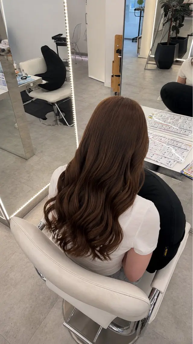 ロング ヘアカラー 💗透明感カラー🫧 Ruka🎀のヘアスタイル