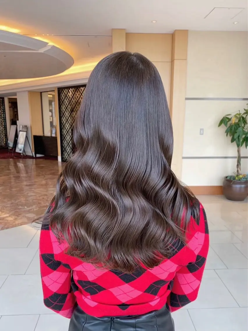 カラー ヘアカラー 知花 駿のヘアスタイル