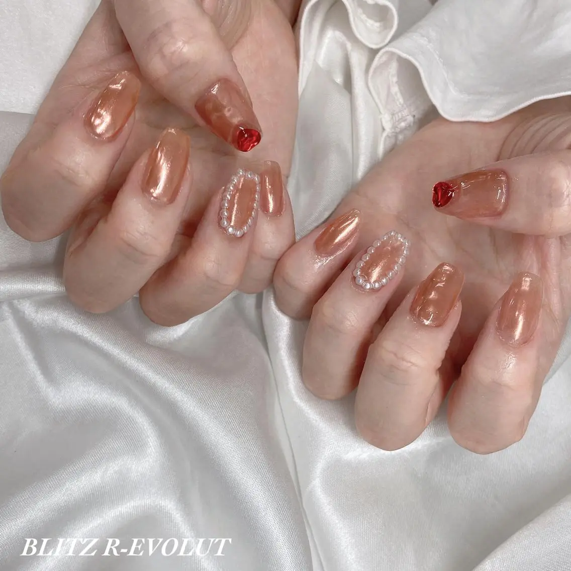 ネイル ハンドネイル ☁️BLITZ 🎀笠原雪音🎀のネイルデザイン