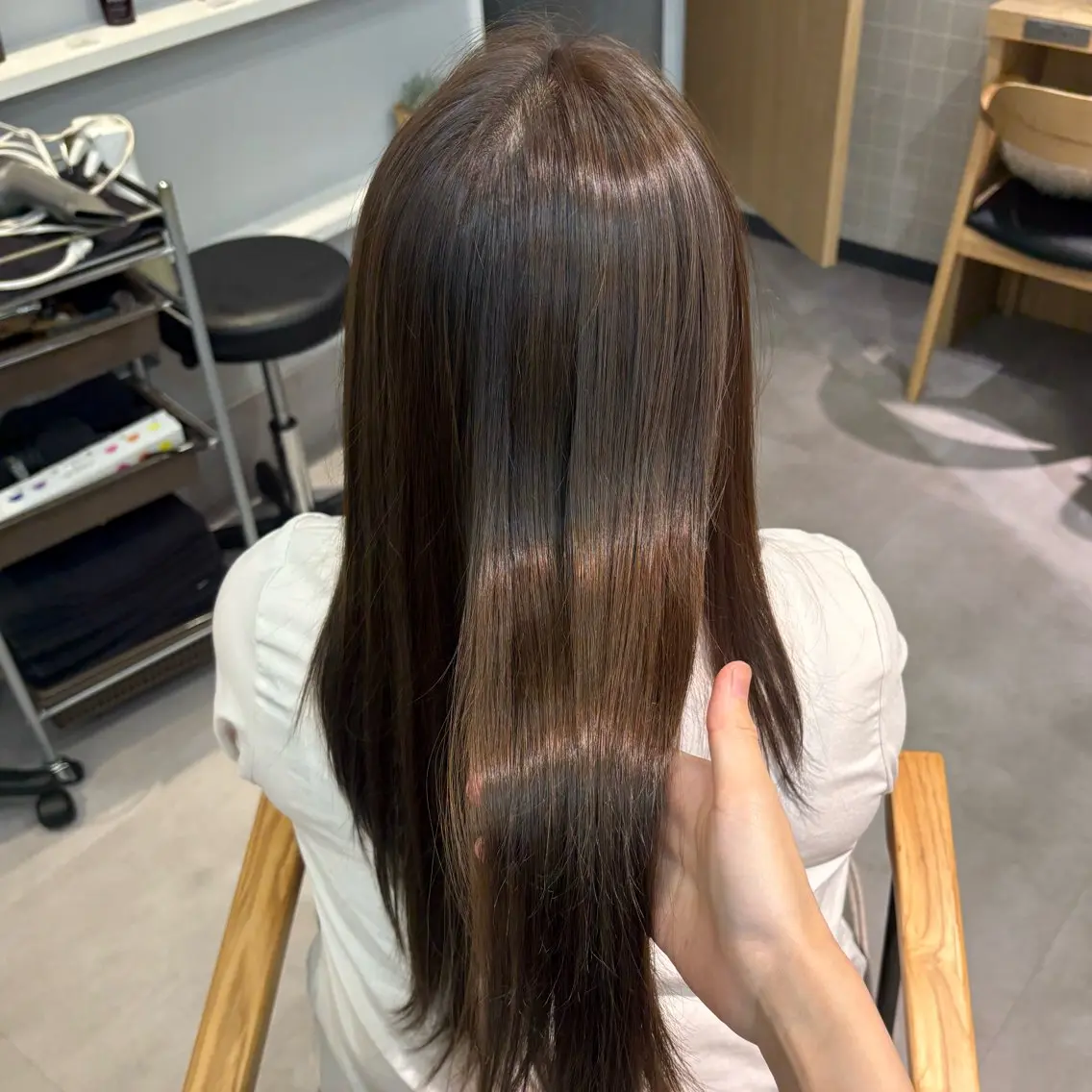 ロング カラー トリートメント ヘアカラー トリートメント ヘッドスパ ♦️個室快眠スパ♦️ / 西野 杏🫧のヘアスタイル