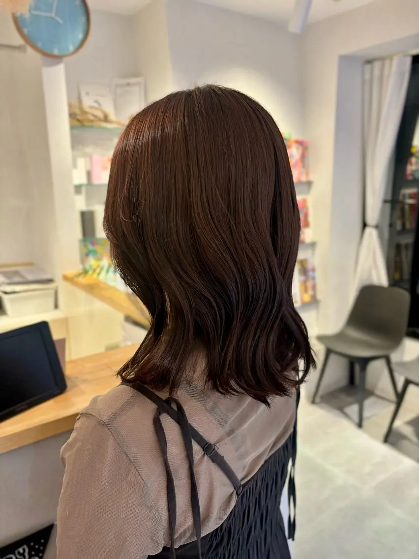 カラー ブラウンカラー 草野 亜弥のヘアスタイル