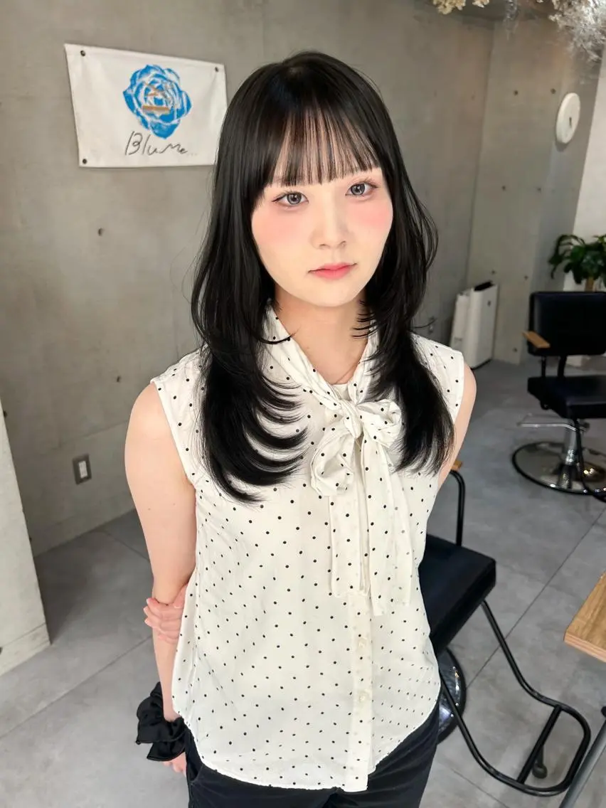 【ミニモ限定🤍】前髪・顔周りカット ¥1,000｜当日予約OK🫧の写真