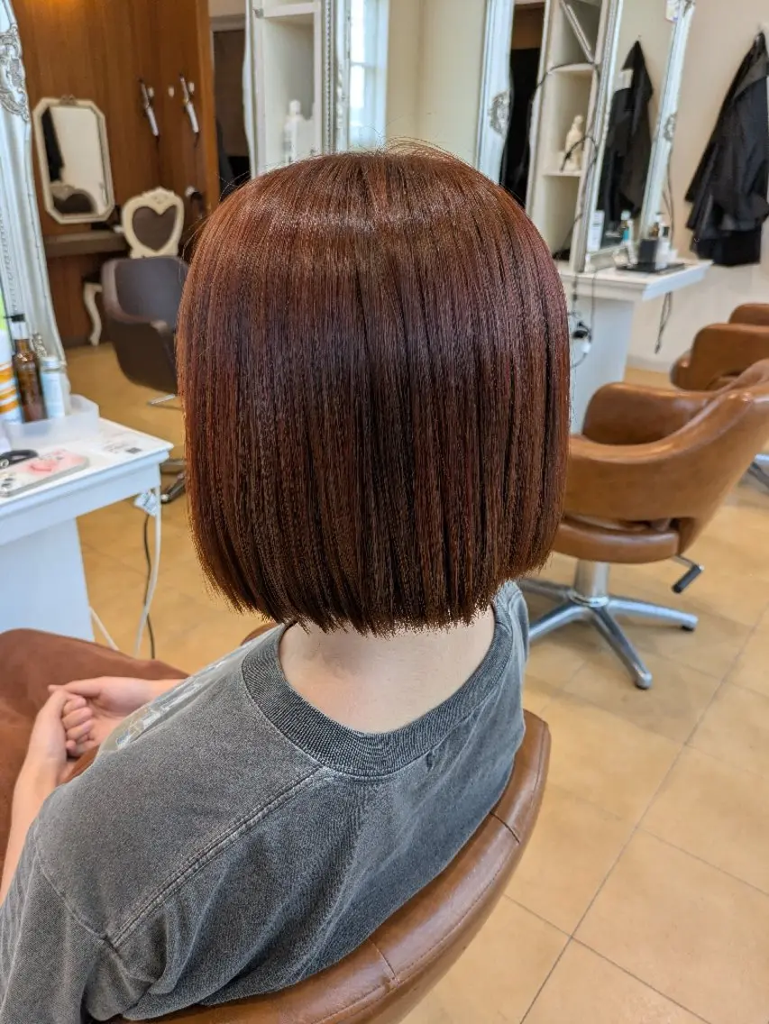 ミディアム ヘアカラー 本多 いぶきのヘアスタイル