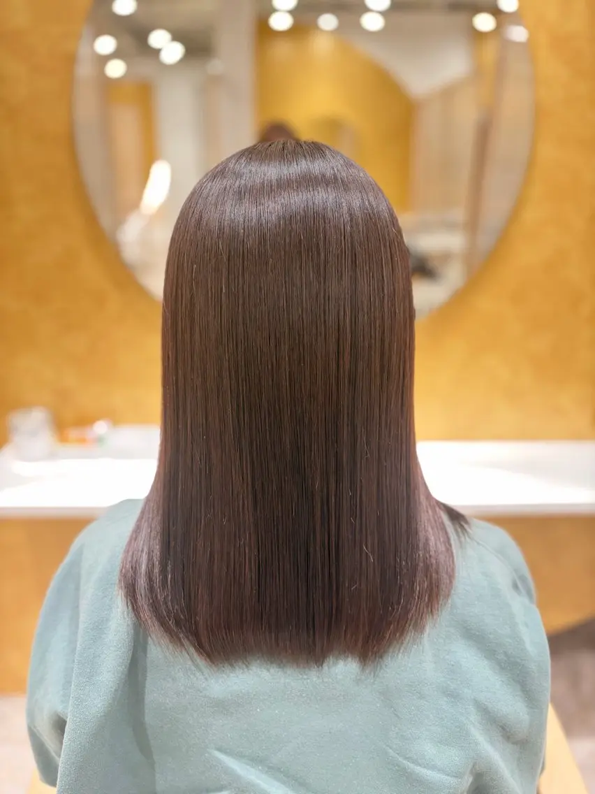 セミロング パーマ Zina北千住／ はるか🍄のヘアスタイル