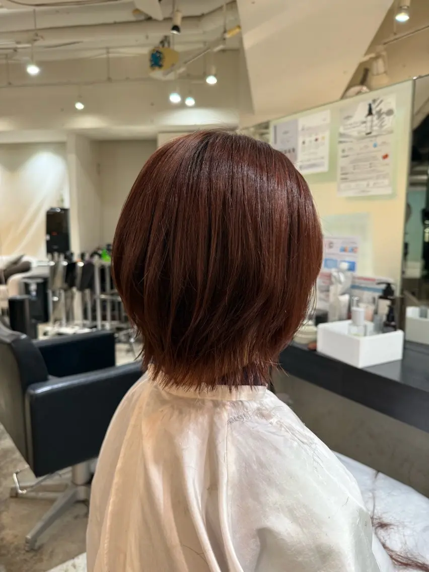 ショート ボブレイヤー ボブ レイヤーカット 🌈レイヤーカット/ ハイトーン🌈タクマのヘアスタイル
