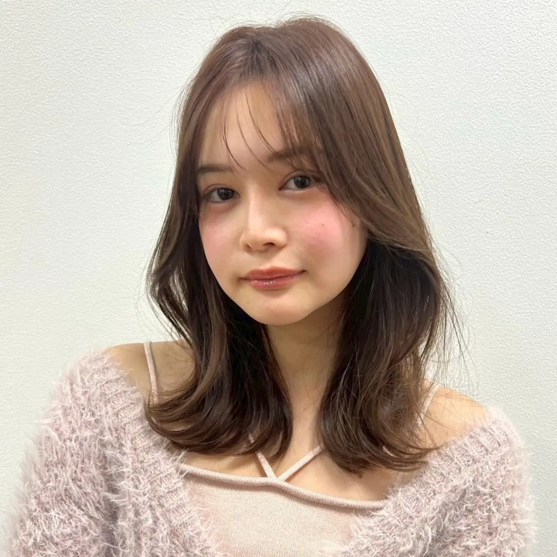 ミディアム カラー ベージュカラー 透明感カラー ヘアカラー THE ECT 🌸濱吉優希🌸のヘアスタイル