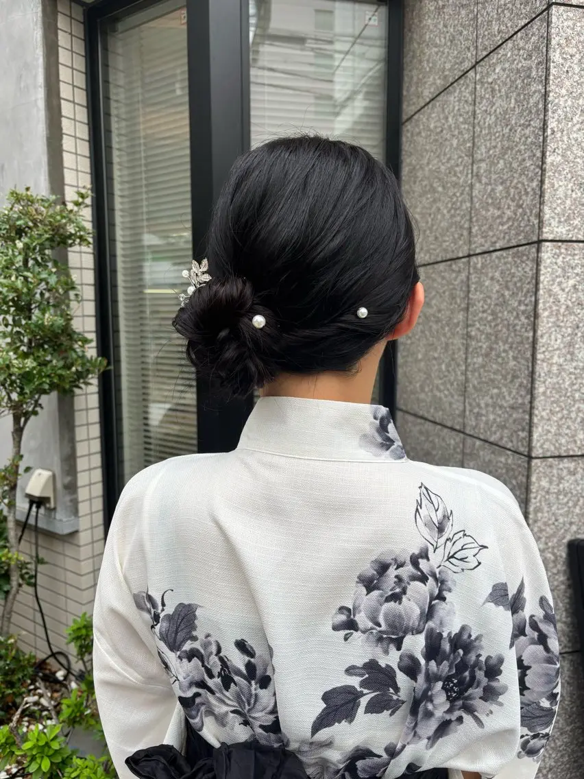 ヘアアレンジ 透明感カラー🫧 高田李胡のヘアスタイル