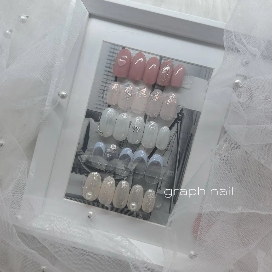 ネイル graphnail‪ ‪‪❤︎‬manaのネイルデザイン