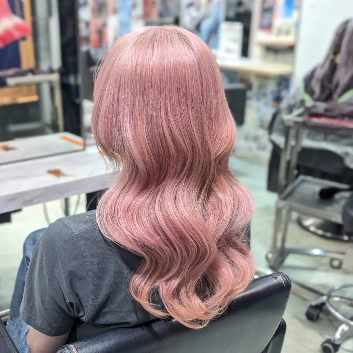 ロング カラー ヘアカラー 推しカラー🦉にじさ んじカラー🌈🕒✨のヘアスタイル