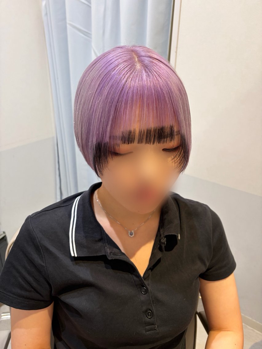 ショート カット ヘアカラー トリートメント ヘッドスパ ハッシュカット・ タッセルボブ🌷薫のヘアスタイル