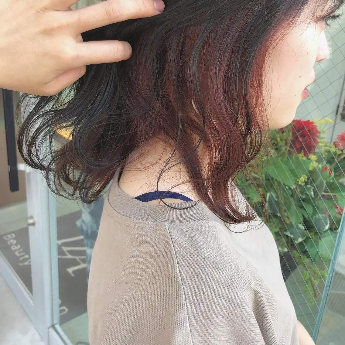 ミディアム ヤマモト マイのヘアスタイル