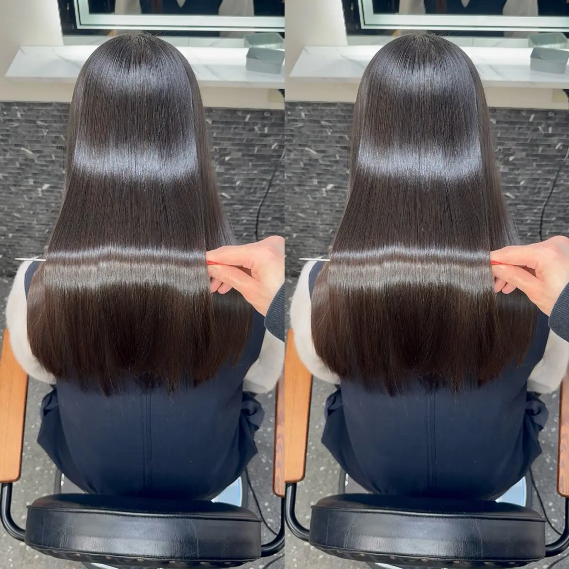 ロング カット ヘアカラー トリートメント 新宿/髪質改善支持率 Ｎｏ．1💍yasuのヘアスタイル