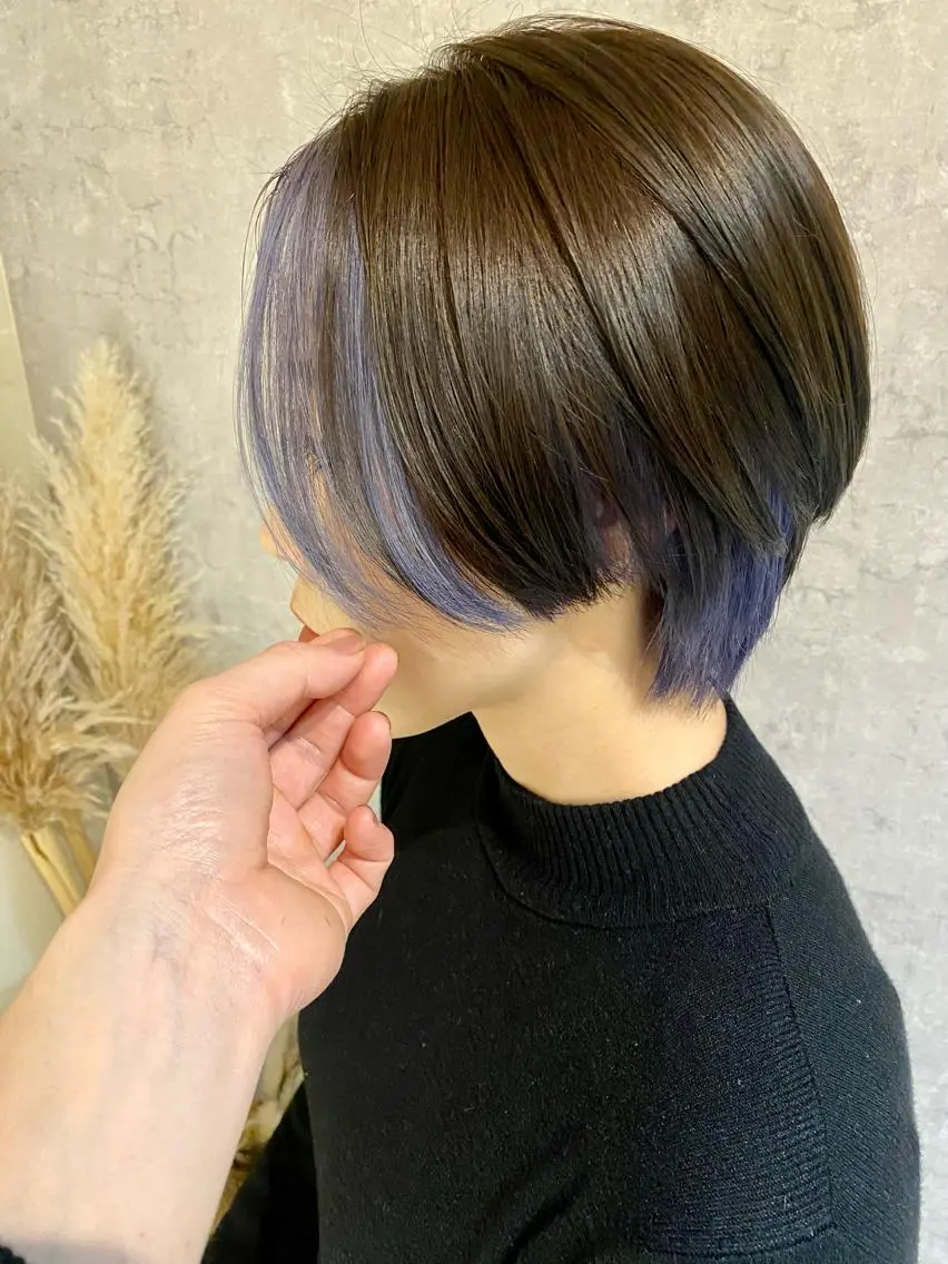💇🏻‍♀️レディース限定　カット＋インナーカラー（ブリーチ有り）＋艶トリートメントの写真