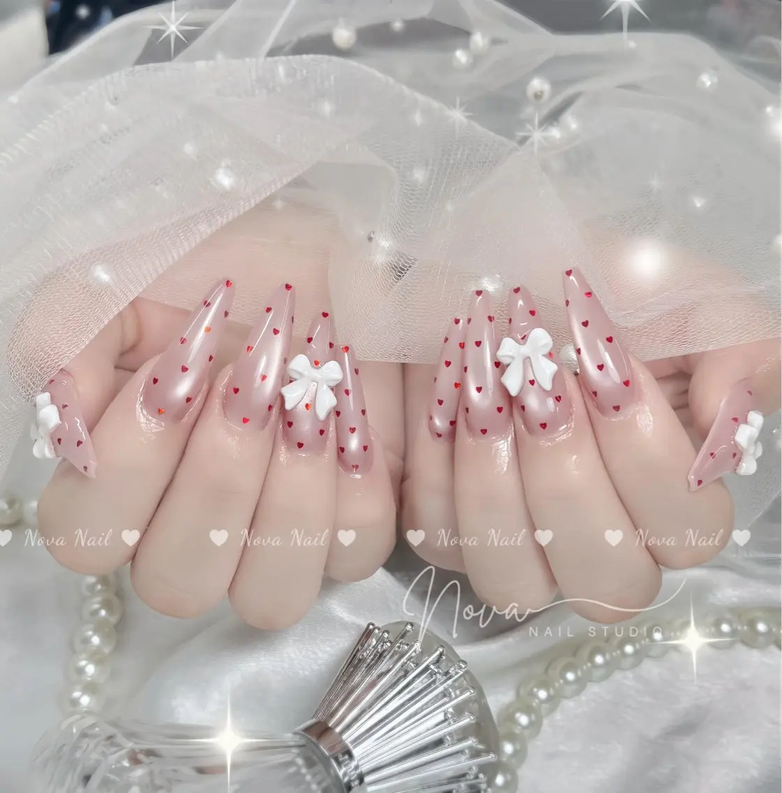 ネイル ハンドネイル ハンドケア Kitty Nail Novaのネイルデザイン
