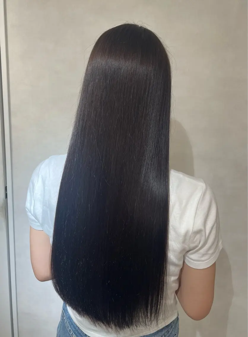 ロング 蓮 華のヘアスタイル