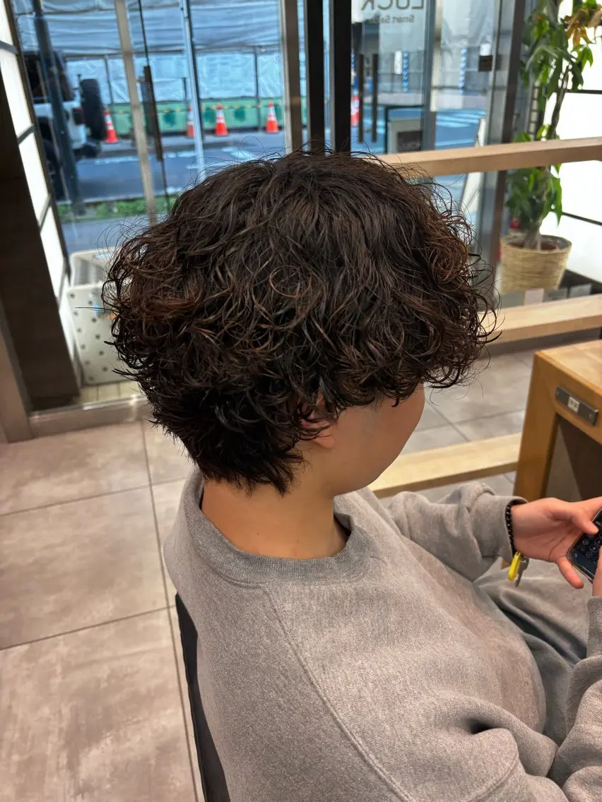 【men'sonly🚹】カット➕パーマ(デザイン巻き)の写真