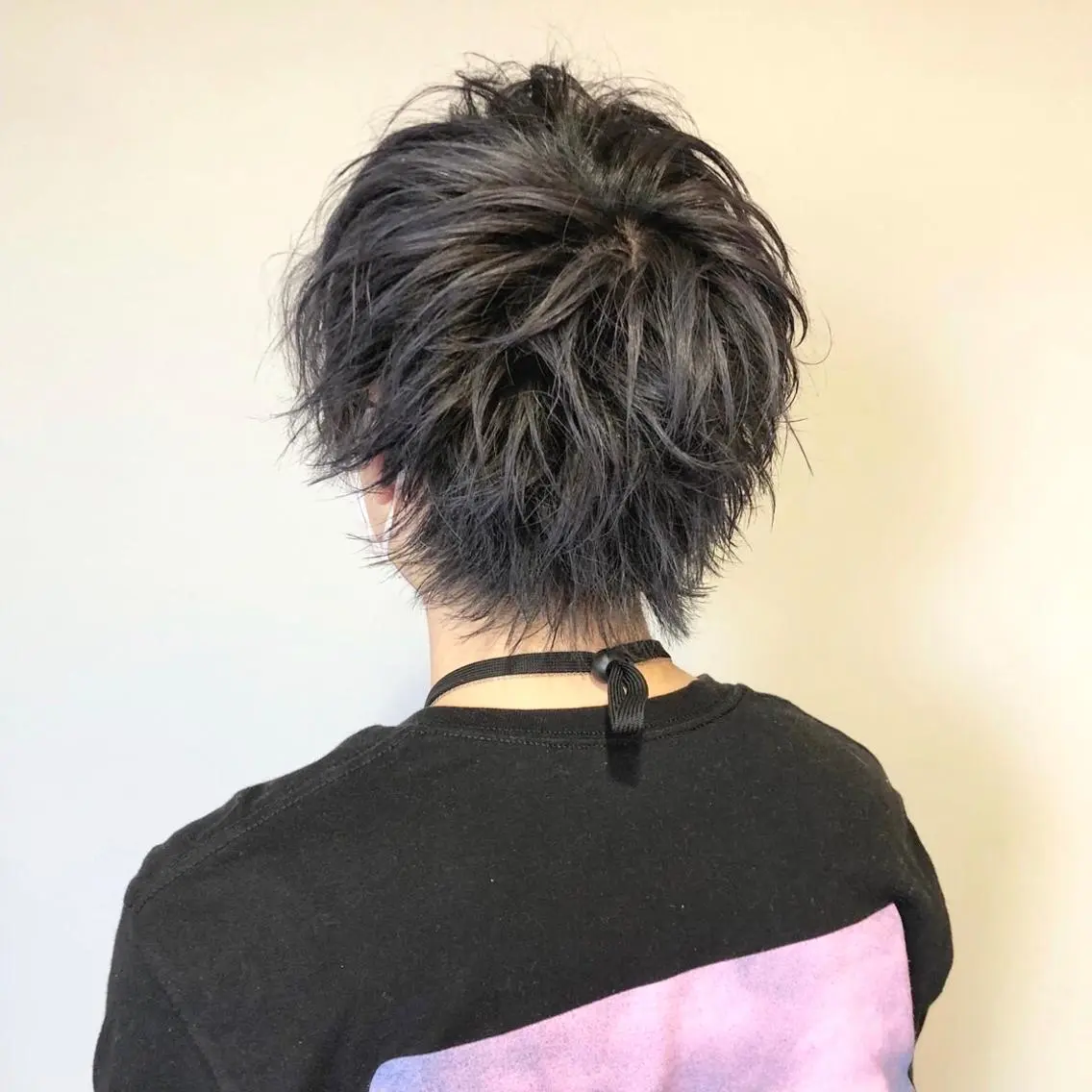 ショート メンズ マッシュウルフ マッシュ メンズウルフカット ウルフカット TOSHIKI| 上福岡メンズ|副店長のヘアスタイル