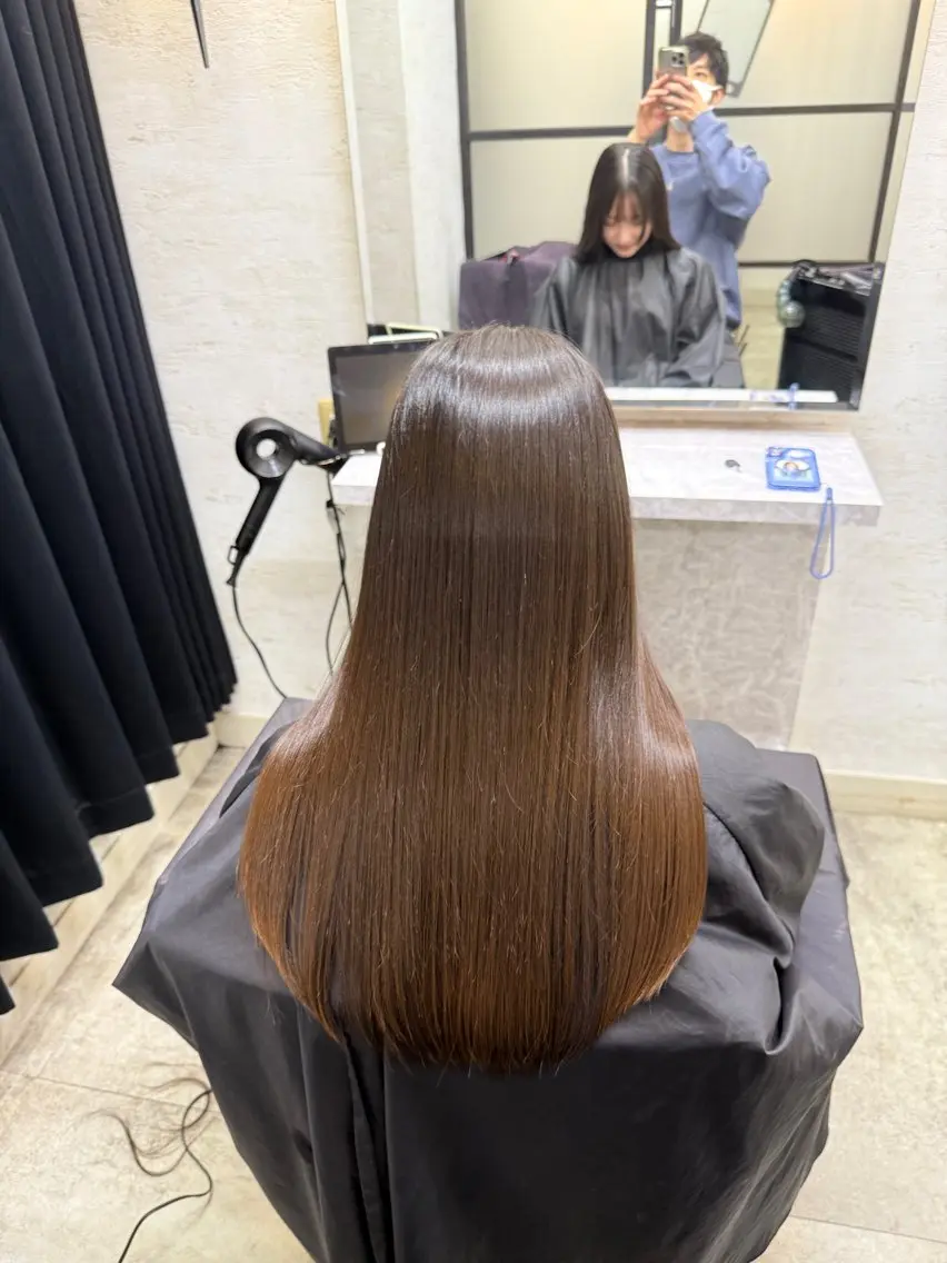 ロング ⭐️縮毛矯正特化 小松邦彦⭐️のヘアスタイル