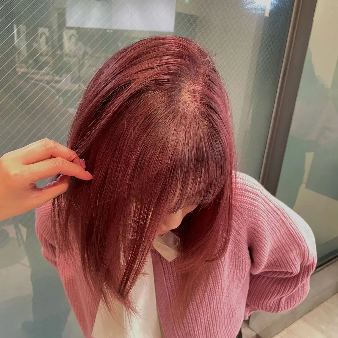 セミロング 🎀韓国ボブ/ハイト ーン/まりん🎀のヘアスタイル