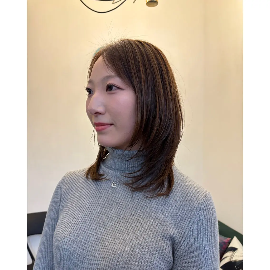 ミディアム レイヤーカット カット 柏木 千響️🫧 似合わせカット🫧のヘアスタイル