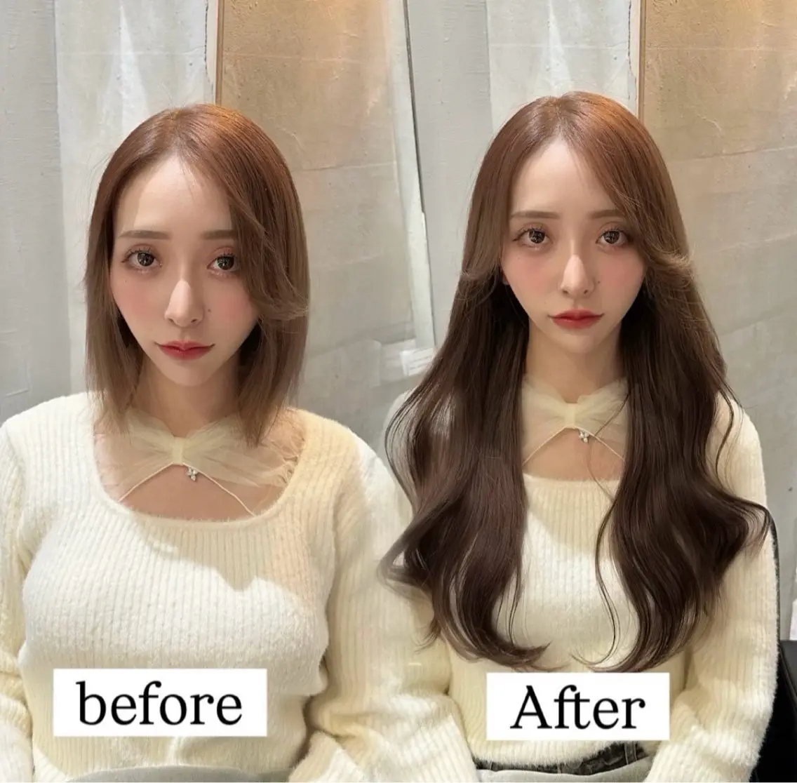 ロング トリートメント カット ヘアカラー エクステ 【⭐️レイヤーカット 髪質改善⭐️】長谷川のヘアスタイル