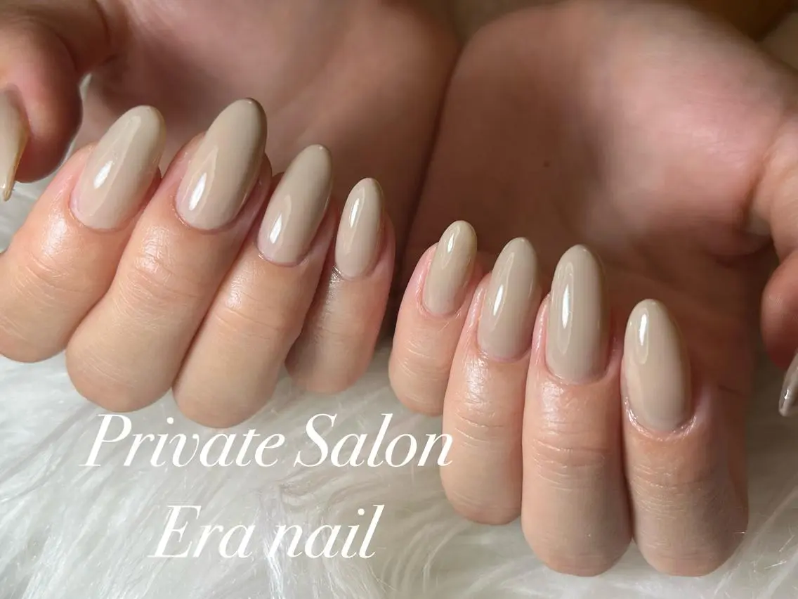 ネイル ワンカラーネイル ハンドネイル Era nailのネイルデザイン