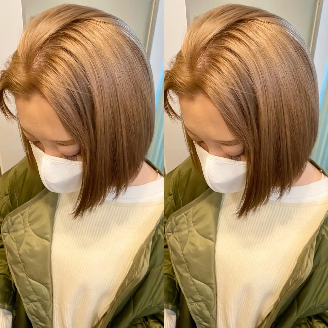 ショート カラー ⭐️横浜ブリーチ特化 美容師　堤涼⭐️のヘアスタイル