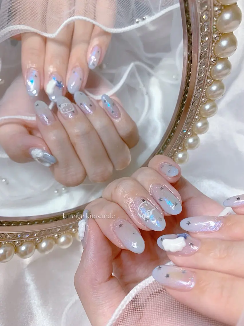 ネイル ハンドネイル La neige* yuki 🐩🌙のネイルデザイン