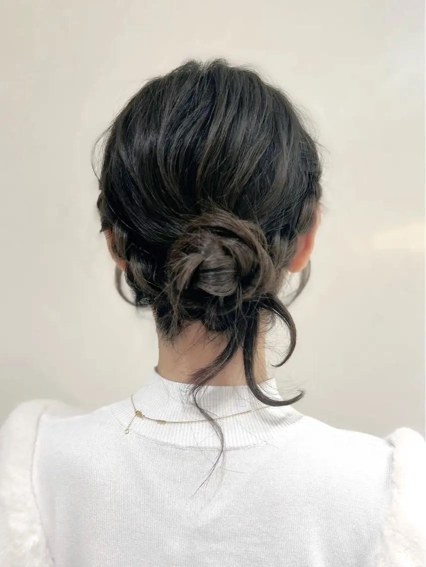 ロング ヘアアレンジ ヘアセット 原宿/レイヤー/小顔 カット/Miu🎀のヘアスタイル