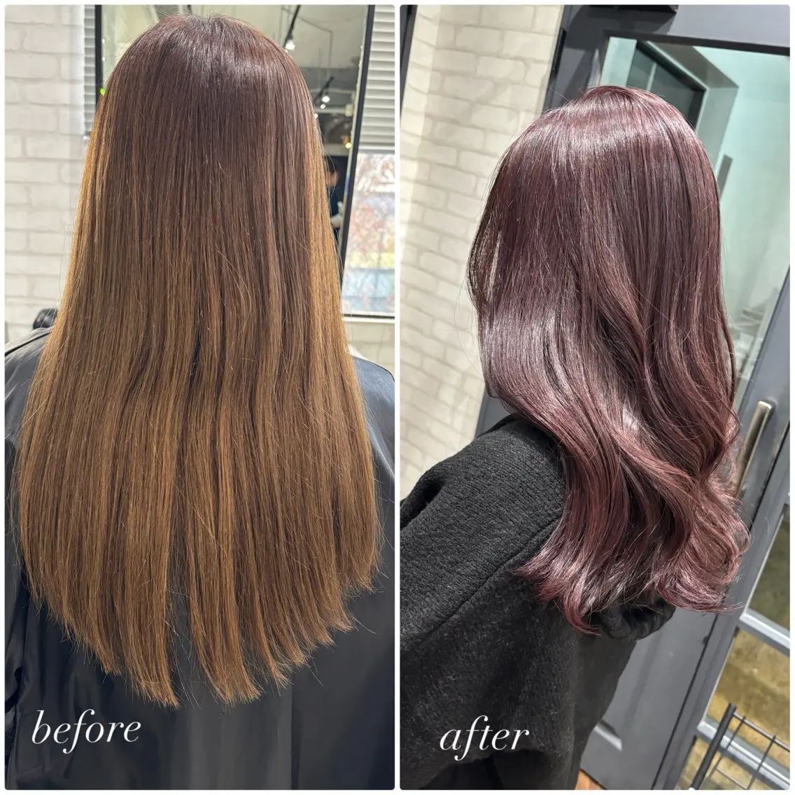 ロング カラー ヘアアレンジ カット ヘアカラー トリートメント kei🤎ベージュ /透明感カラー/博多のヘアスタイル