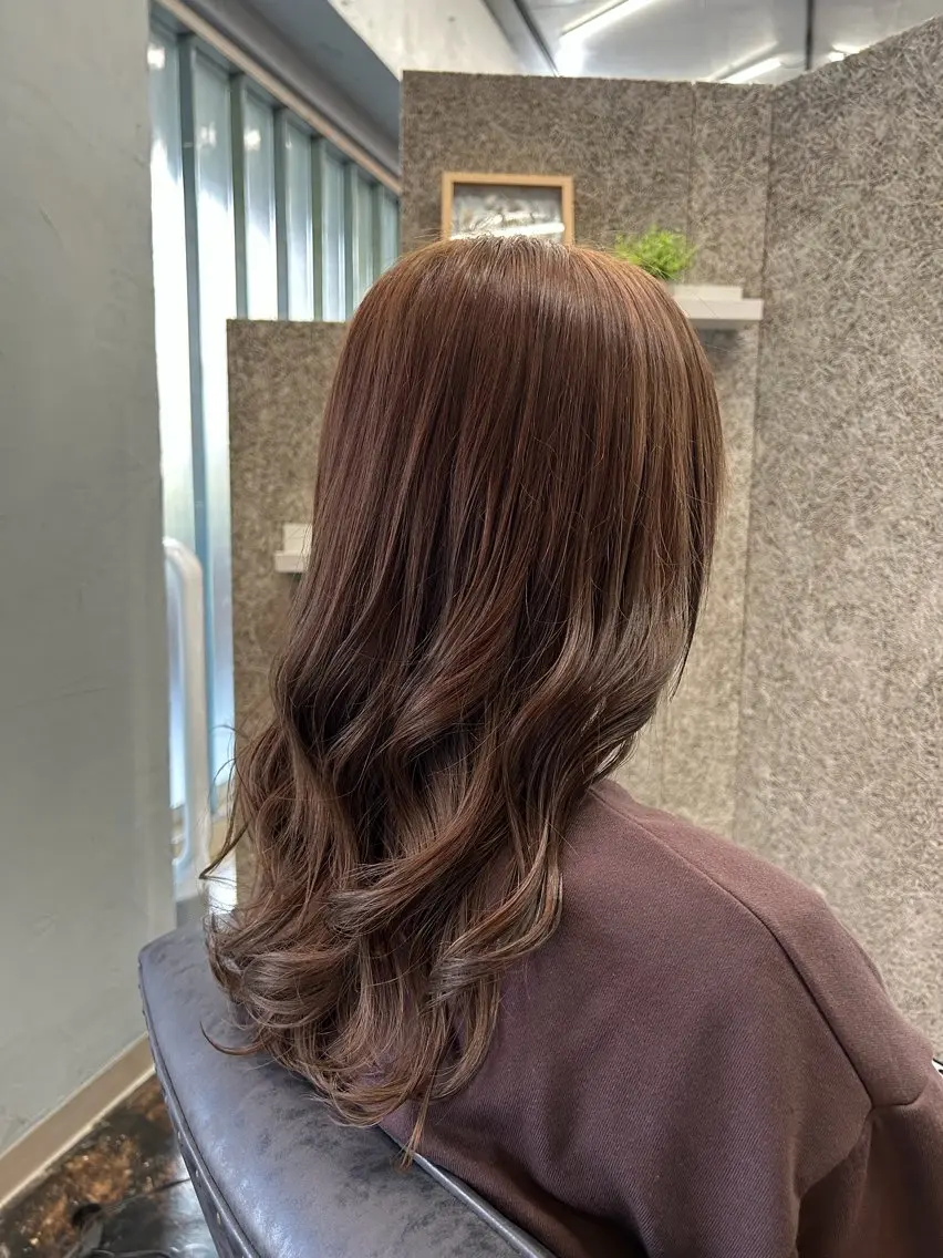 ロング ヘアカラー 🫧saku🫧 /髪質改善のヘアスタイル
