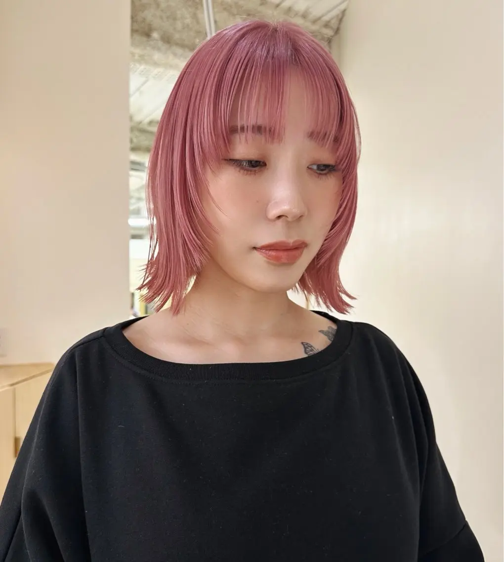 プレミアムブリーチ+カラー+ブリーチトリートメントの写真