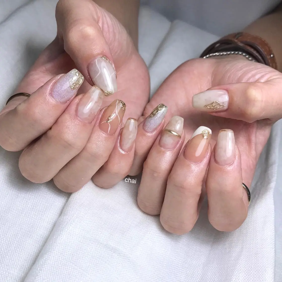 🩵⏰2h以内持ち込みデザインOKやり放題💅(手書きArt目安4本) (パラジェルもOK)オフあり込みの写真