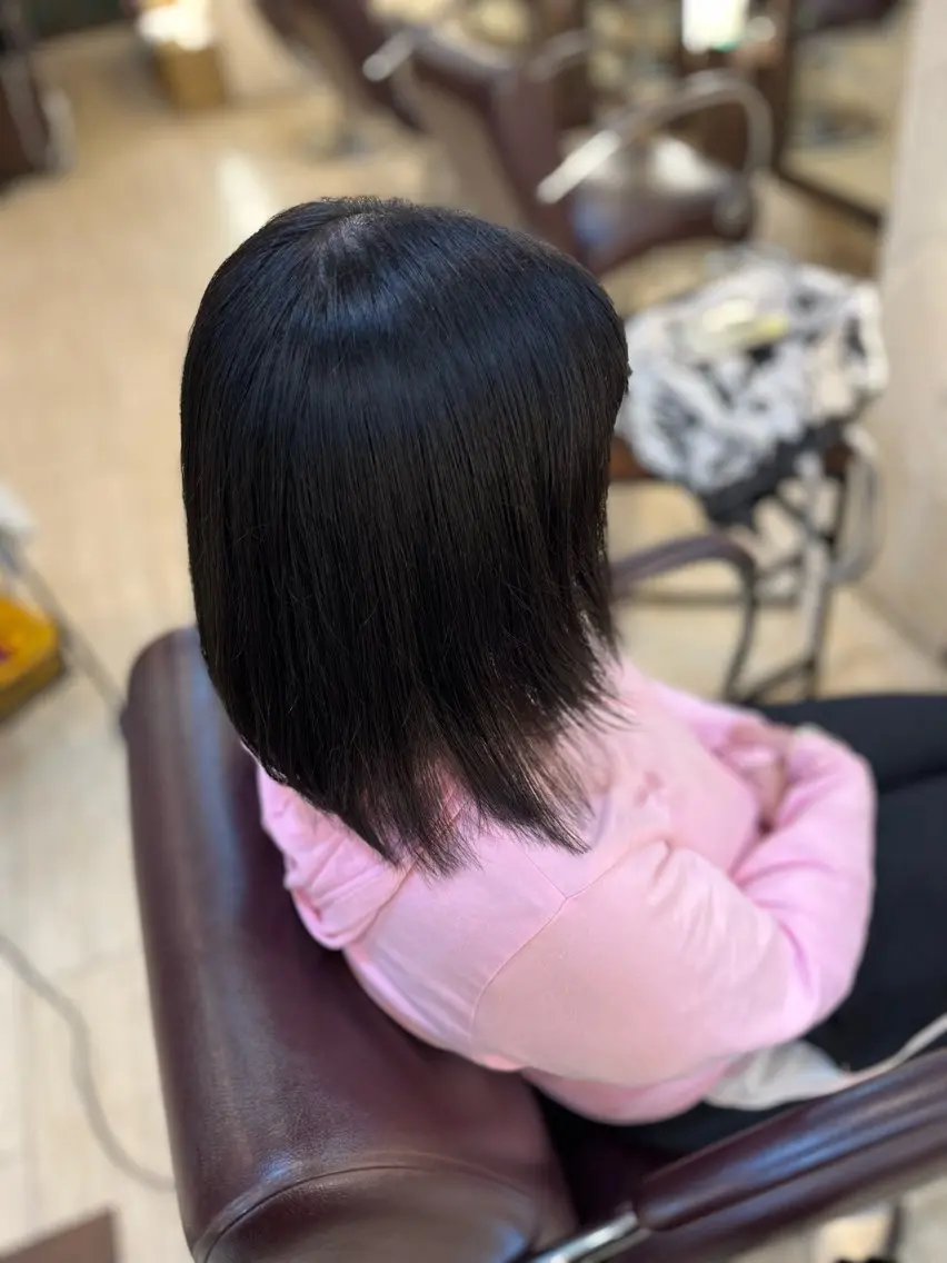 ミディアム 片岡 友輝のヘアスタイル