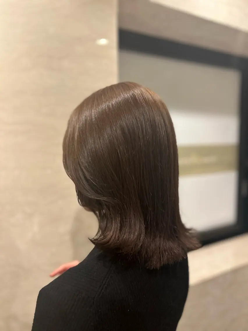限定✨透明感ワンカラー+調整カットの写真