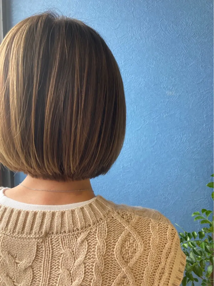 ミディアム カット ヘアカラー 🎀Kubu🍀 Natsumu🎀のヘアスタイル