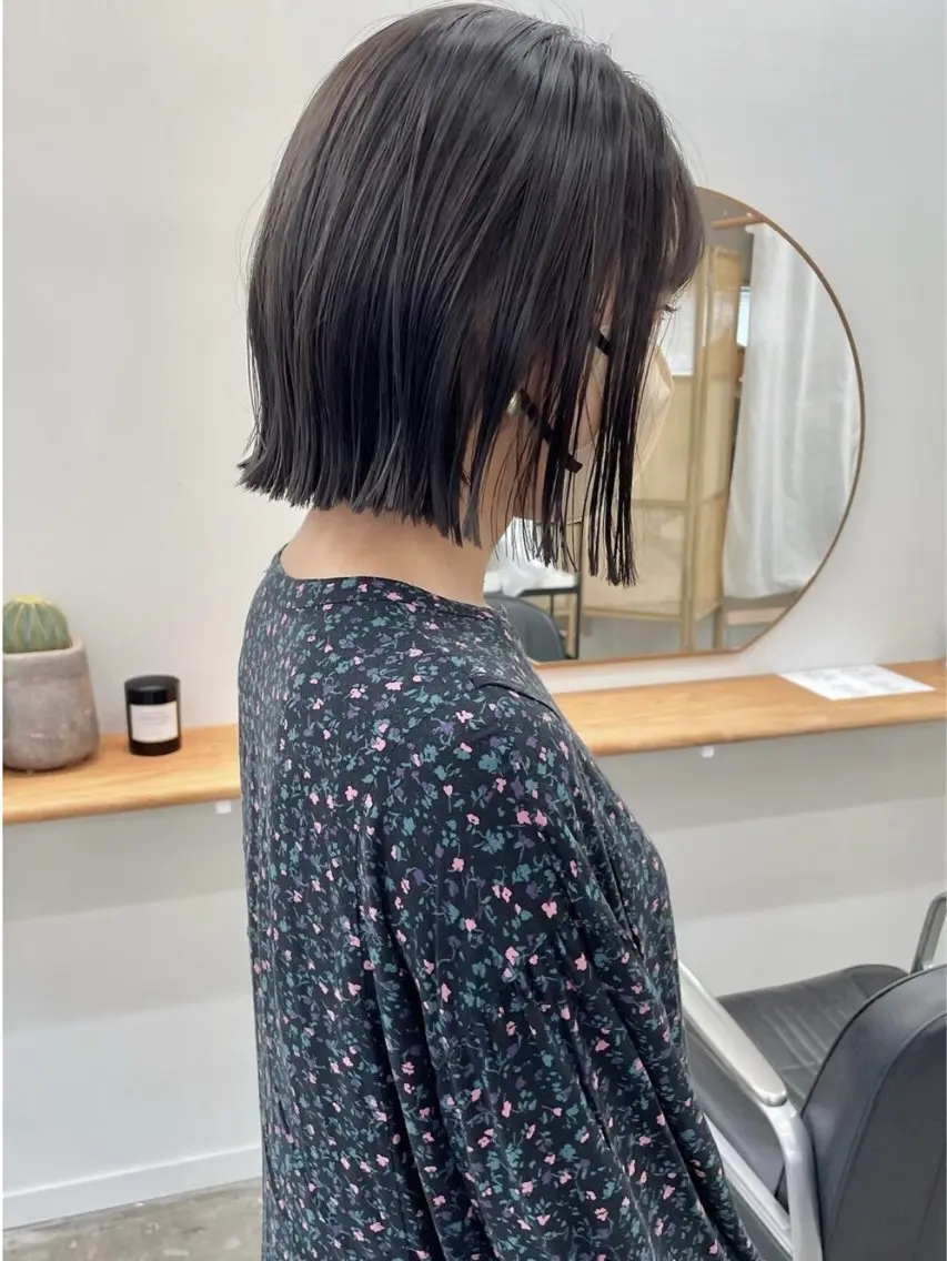 ショート カラー 透明感カラー ヘアカラー 立川/ナチュラル/ 透明感カラーYUJIのヘアスタイル