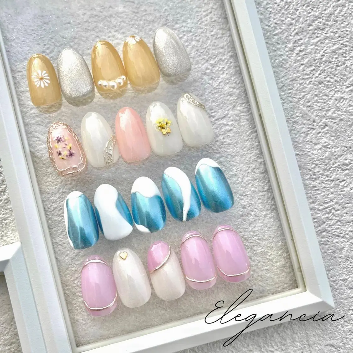 カラー ネイル ハンドネイル Elegancia. Hiromiのネイルデザイン