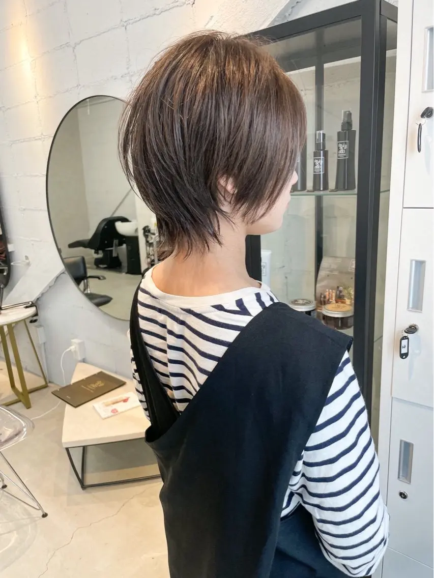 ショート ショートボブ ボブ ショートヘア HAKU 津久野のヘアスタイル