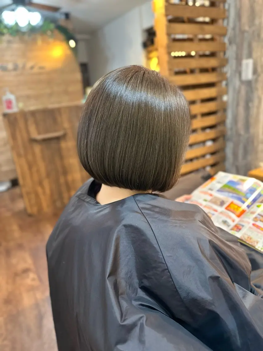 ショート カラー ボブ カット ヘアカラー トリートメント Luzir⭐︎ GEN⭐︎のヘアスタイル