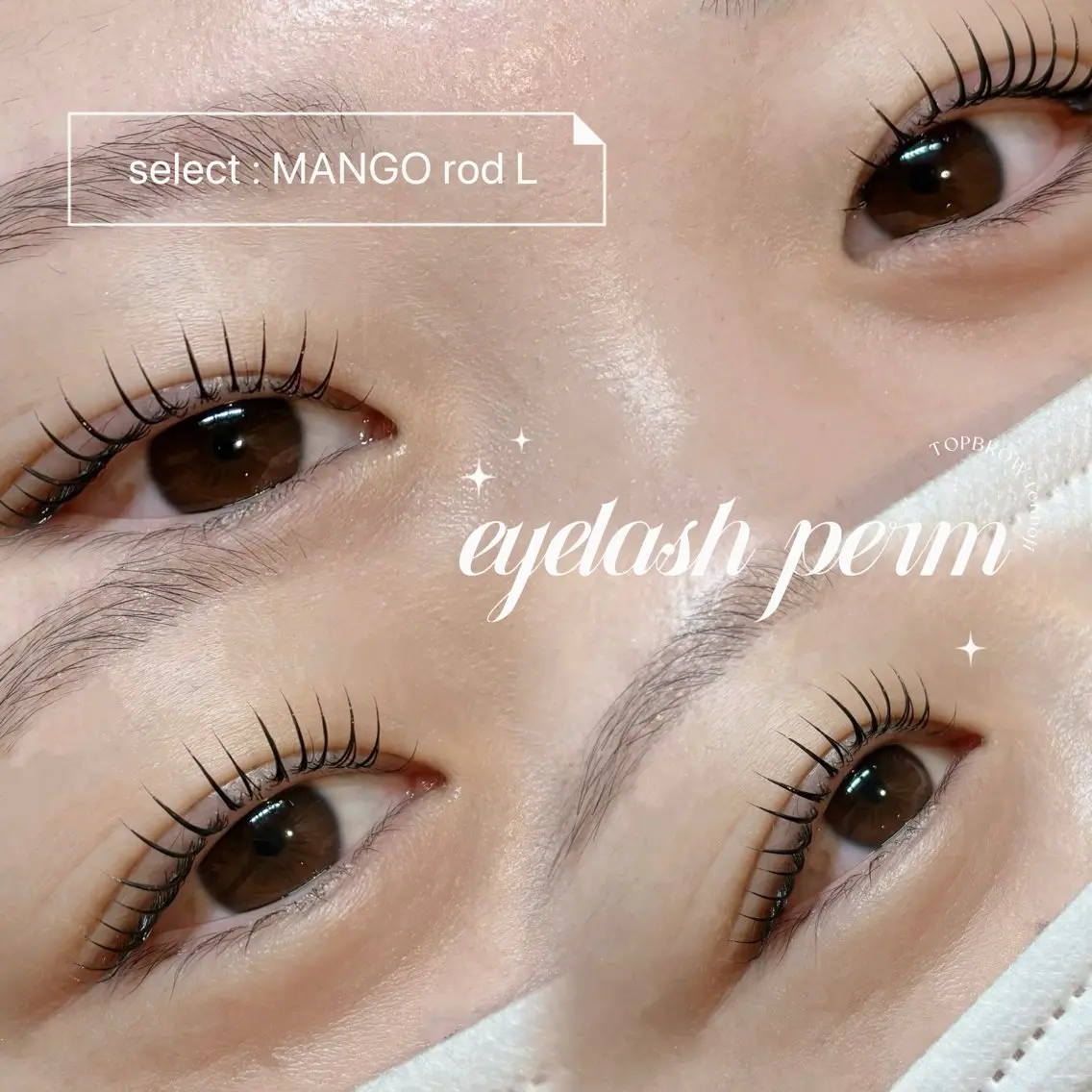 マツエク・マツパ TOP BROW wakanaのマツエク・マツパデザイン