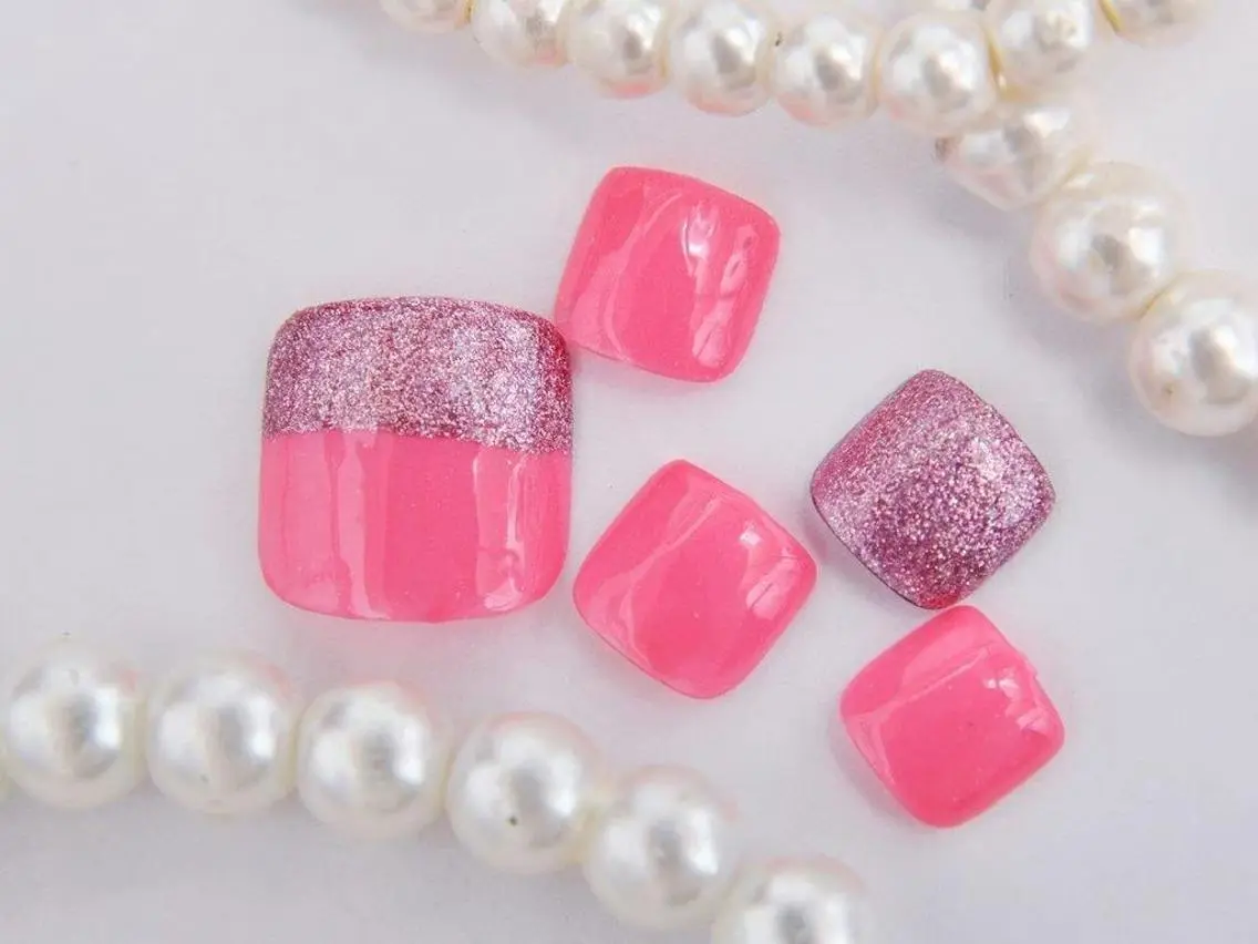 ネイル 桜ネイル 成人式 長さ出し フラッシュネイル フットネイル 💗🪽Tiary Nail🪽💗のネイルデザイン